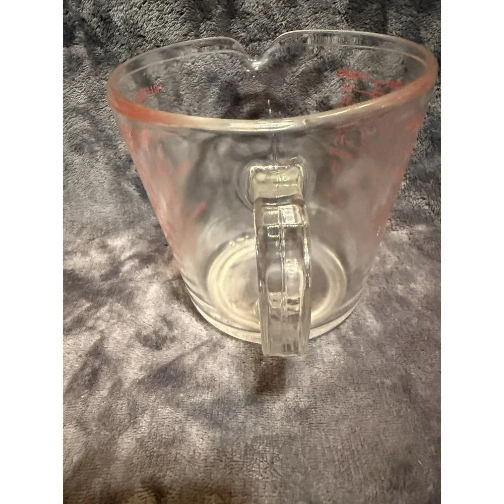 Vintage Pyrex 4 Cup/1 Quart/32 Oz/1 Liter Glass Measuring Cup/Pitcher